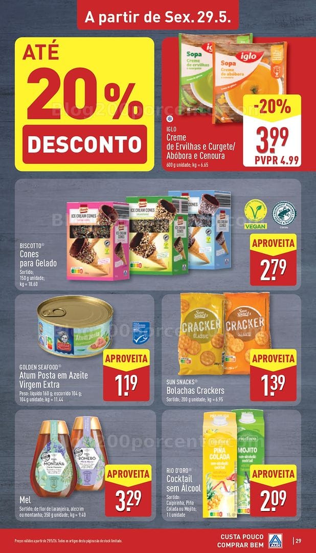 Antevisão Folheto ALDI Promoções de 25 a 31 maio